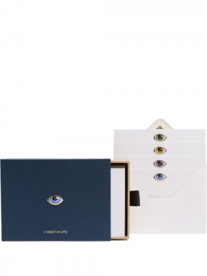 LObjet набор открыток и конвертов Lito L'Objet. Цвет: синий