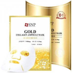Gold Collagen Ampoule Mask 25 мл * 11 шт. SNP