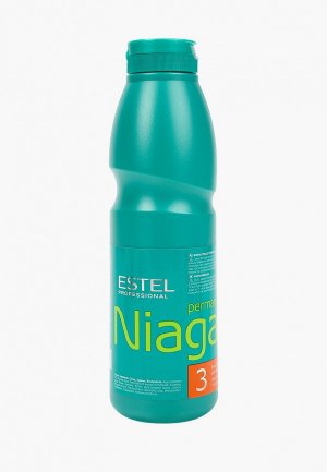 Лосьон для волос Estel NIAGARA химической завивки №3 окрашенных волос, 500 мл. Цвет: прозрачный