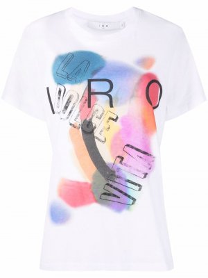 La Dolce Vita print T-shirt IRO. Цвет: белый