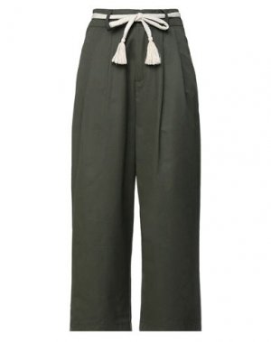 Повседневные брюки B.YU. Цвет: зеленый-милитари