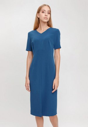 Платье Bizzarro. Цвет: синий