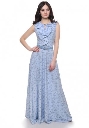 Платье Olivegrey ESMIRA. Цвет: голубой