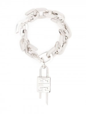 G link padlock bracelet Givenchy. Цвет: серебристый