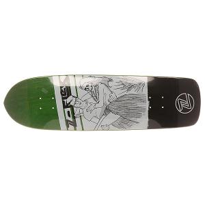 Дека для скейтборда лонгборда Darling Companion Green 33 x 9.5 (24.1 см) Z-Flex. Цвет: зеленый,черный,белый