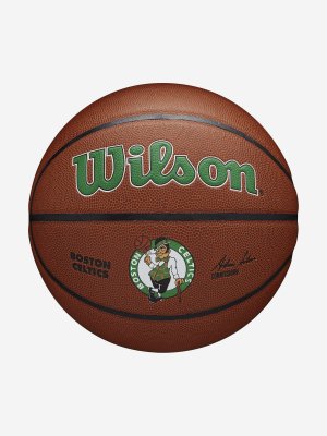 Мяч баскетбольный NBA Team Alliance Bos Celtics, Коричневый Wilson. Цвет: коричневый
