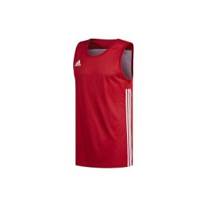 Knitted Reversible Breathable Basketball Vest Men Tops Red DY6595 Adidas
