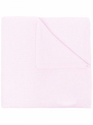 Кашемировый шарф тонкой вязки Liska. Цвет: розовый