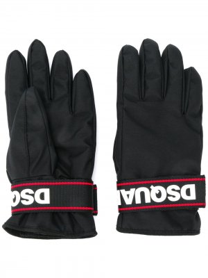 Дутые перчатки Dsquared2. Цвет: черный