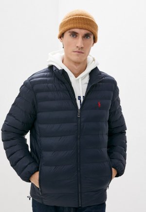 Куртка утепленная Polo Ralph Lauren. Цвет: синий