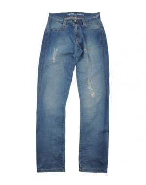 Джинсовые брюки 9.2 BY CARLO CHIONNA. Цвет: синий