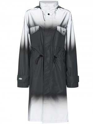 Пальто Système de la Mode с эффектом градиента 032c. Цвет: серый