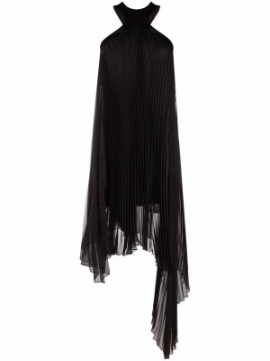 Платье асимметричного кроя Givenchy. Цвет: черный