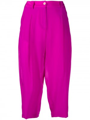 Укороченные брюки со складками Jejia. Цвет: розовый