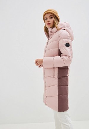 Куртка утепленная Clasna. Цвет: розовый