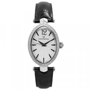 Наручные часы 5002-SS257, черный, белый Continental. Цвет: черный/белый/черная