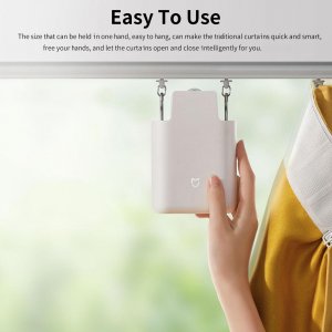 Mijia Curtain Motor, умное устройство для открывания штор с голосовым управлением и датчиком освещенности (Трек Xiaomi
