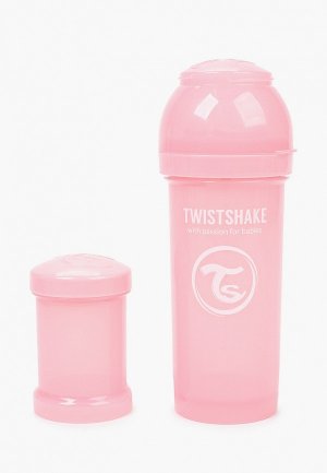 Бутылочка для кормления Twistshake 260 мл. Цвет: розовый