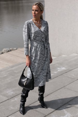 Платье Eliseeva Olesya. Цвет: серый