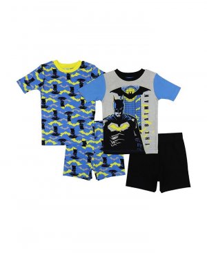 Футболки и шорты для маленьких мальчиков, комплект из 4 предметов , мультиколор Batman