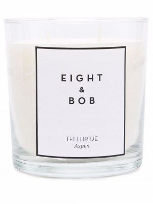 Свеча Telluride в подсвечнике Eight & Bob. Цвет: белый