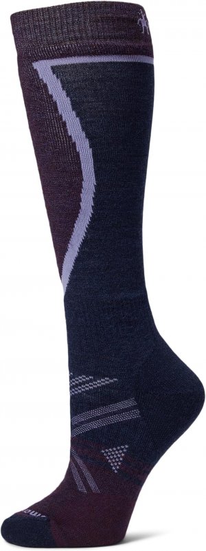 Лыжные носки выше икры с полной амортизацией , цвет Purple Iris Smartwool