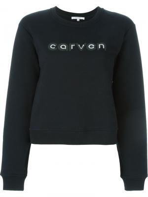 Logo print sweatshirt Carven. Цвет: чёрный