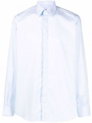 Рубашка с длинными рукавами Karl Lagerfeld. Цвет: синий
