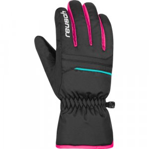 Перчатки , черный, розовый Reusch. Цвет: черный/розовый