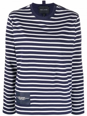 Striped round-neck T-shirt Marc Jacobs. Цвет: синий
