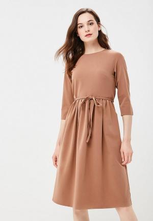 Платье Mayclothes. Цвет: коричневый
