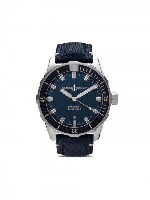 Наручные часы Diver 42 мм Ulysse Nardin. Цвет: синий