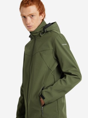 Куртка софтшелл мужская Brimfield, Зеленый, размер 46 IcePeak. Цвет: зеленый