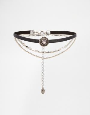 Многоярусное ожерелье‑чокер Giaugo ALDO. Цвет: мульти
