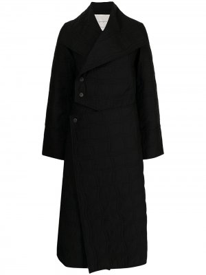 Стеганое пальто Tinsmith Toogood. Цвет: черный
