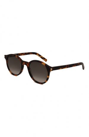 Солнцезащитные очки Saint Laurent. Цвет: леопардовый