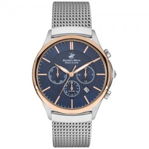 Наручные часы BP3233X.590, серебряный, золотой Beverly Hills Polo Club. Цвет: серебристый