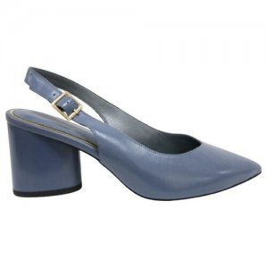 Туфли женские Lady Couture (арт 92X18-202) открытые синие из натуральной кожи, размер 38 Bonavi. Цвет: синий