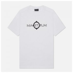 Мужская футболка Logo Print белый , Размер S MA.Strum
