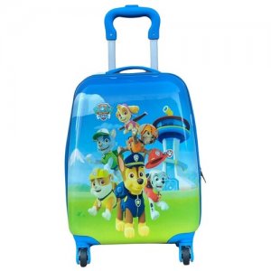 Детский чемодан Щенячий патруль для мальчика и девочки ручная кладь Ambassador. Цвет: голубой/синий