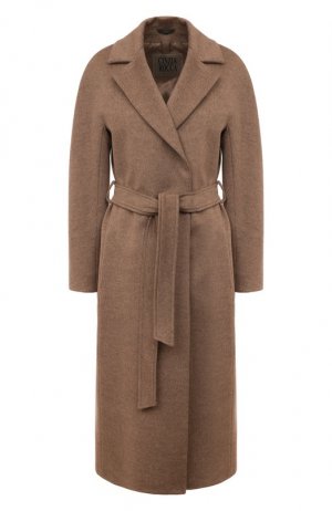 Шерстяное пальто Icons Cinzia Rocca. Цвет: коричневый
