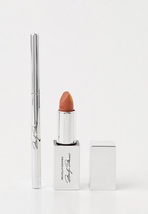 Набор для макияжа губ Revolution Pro Marilyn Monroe Lip Set, Nude, помада + косметический карандаш губ, 3,78 г. Цвет: бежевый