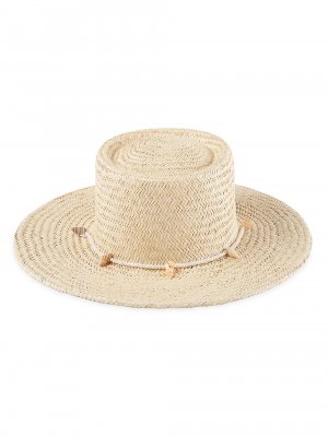 Соломенная шляпа-канотье с ракушками Lack of Color