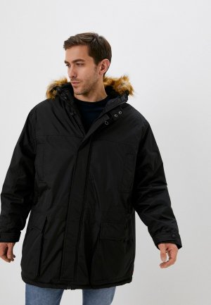 Куртка утепленная D555. Цвет: черный