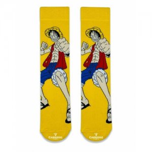 Женские носки CarnavalSocks высокие, ароматизированные, 90 den, размер 37-44, желтый. Цвет: желтый