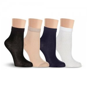 Носки подростковые П15 из хлопка, Серый, 22-24 (размер обуви 35-38) LorenzLine. Цвет: серый