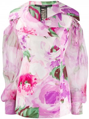 Блузка 1990-х годов с цветочным принтом Gianfranco Ferré Pre-Owned. Цвет: розовый