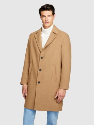 Переходное пальто стандартного кроя , коричневый Sisley