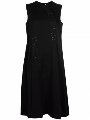 Платье-трапеция без рукавов Comme Des Garçons Noir Kei Ninomiya. Цвет: черный