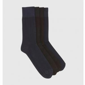 Комплект из 4 пар носков CELIO. Цвет: темно-синий